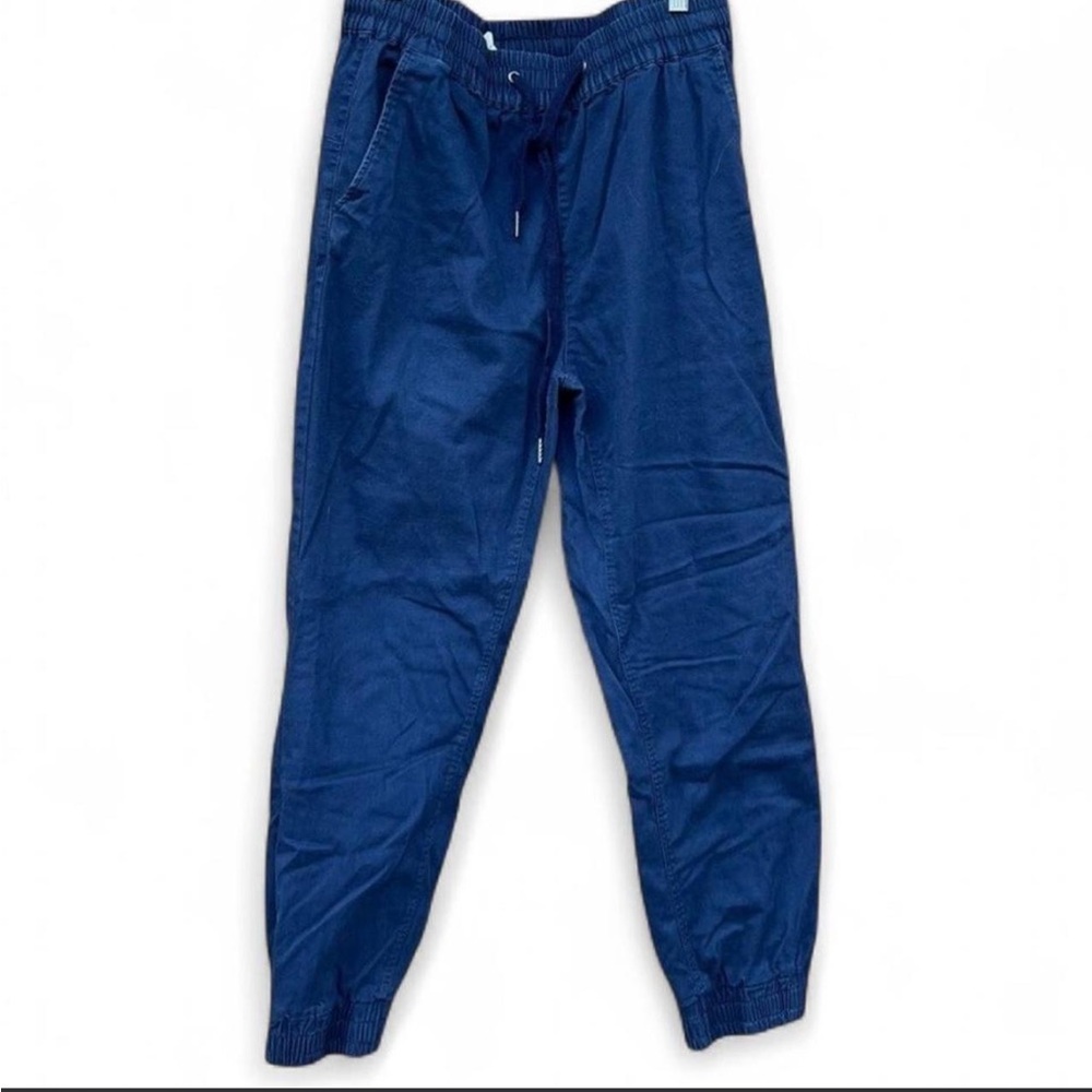 Harper Heritage Women's Navy Elastic Waist Jogger Pants W/ drawstring waist. M.